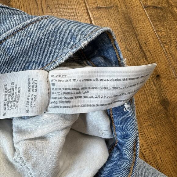 Abercrombie & Fitch The Ankle Straight Ultra High Rise Womens Size 29 / 8 Short - Picture 7 of 7